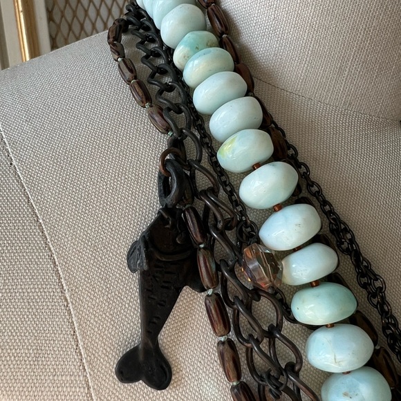 Stunning Hand Crafted Multi-Layer Statement Necklace - Picture 6 of 12